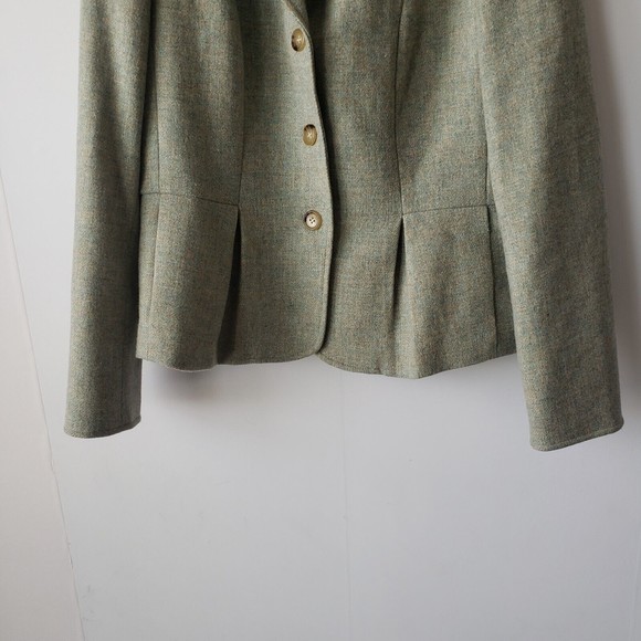 talbot three button 100% wool blazer jacket size 14 - Picture 4 of 7